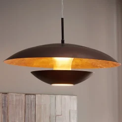 EGLO Pendellamper|Pendellamper > Brun-guld lakeret Nuvano-pendel