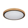 Globo Loftlamper|Loftlamper > Bruno LED-loftslampe med træramme CCT Ø 30 cm