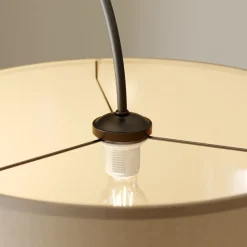 Gulvlamper|Gulvlamper ^ Nowodvorski Lighting Buelampe Alice med tekstilskærm, kaffe