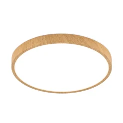 ORION Loftlamper > Bully LED-loftlampe med træ-look, Ø 28 cm