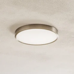 ORION Gang|Loftlamper > Bully LED-loftslampe, mat nikkel, Ø 24 cm