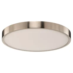ORION Gang|Loftlamper > Bully LED-loftslampe, mat nikkel, Ø 24 cm