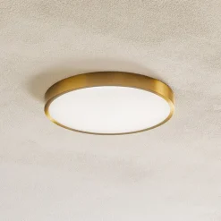 Gang|Loftlamper ^ ORION Bully LED-loftslampe med patina-look, Ø 24 cm