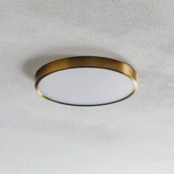 Gang|Loftlamper ^ ORION Bully LED-loftslampe med patina-look, Ø 24 cm