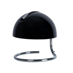 Bordlamper ^ Näve Burano bordlampe, sort, højde 25 cm, glas/metal, E27
