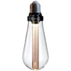 Dæmpbar Led-Pære|Filament Pære ^ Buster + Punch LED-pære E27 2W, kan dæmpes krystal