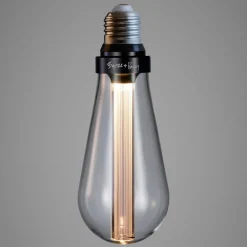 Dæmpbar Led-Pære|Filament Pære ^ Buster + Punch LED-pære E27 2W, kan dæmpes krystal