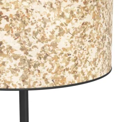 EGLO Gulvlamper > Butterburn gulvlampe, højde 162 cm, beige/grøn, metal/stof