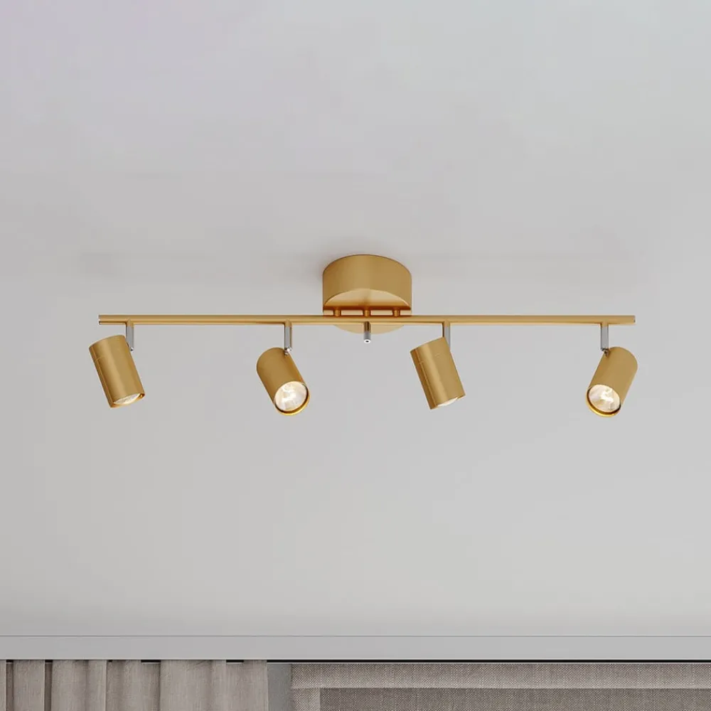 By Rydéns Loftlamper|Loftlamper > Correct loftspot, 4 lyskilder, mat guld