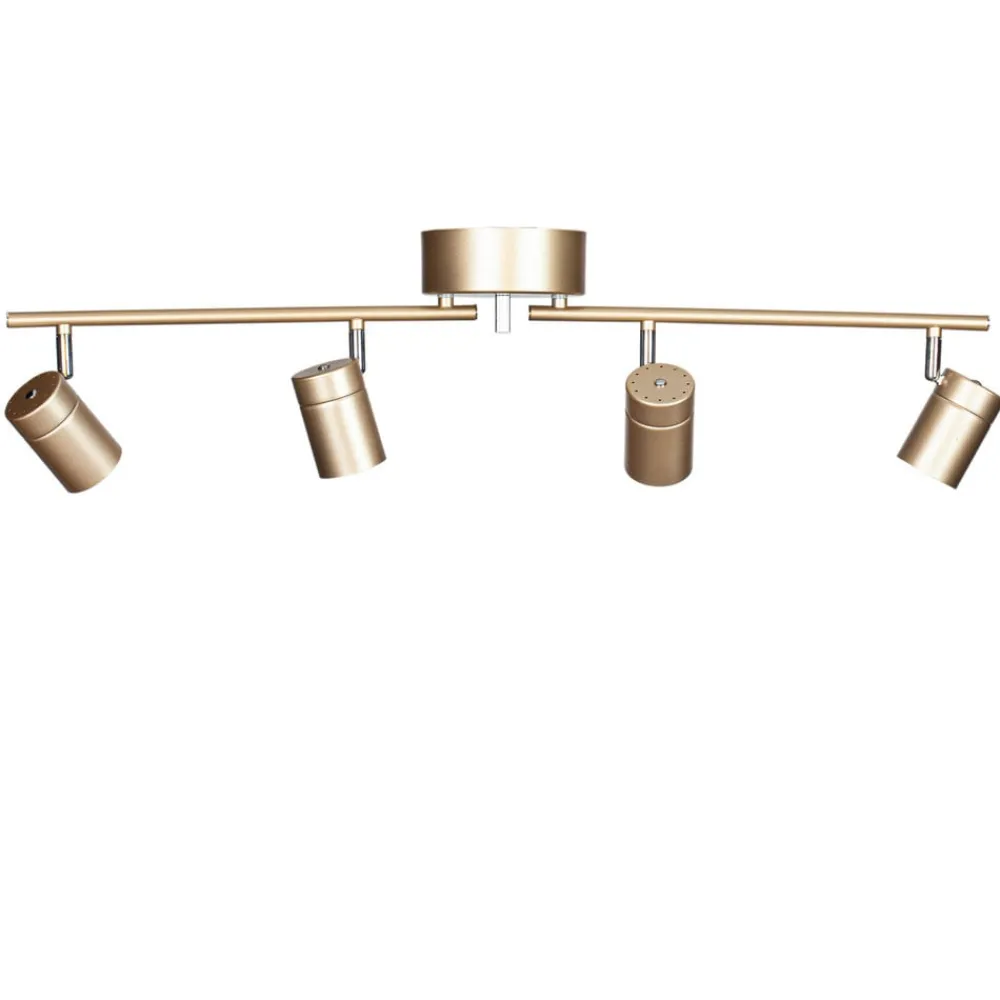 By Rydéns Loftlamper|Loftlamper > Correct loftspot, 4 lyskilder, mat guld