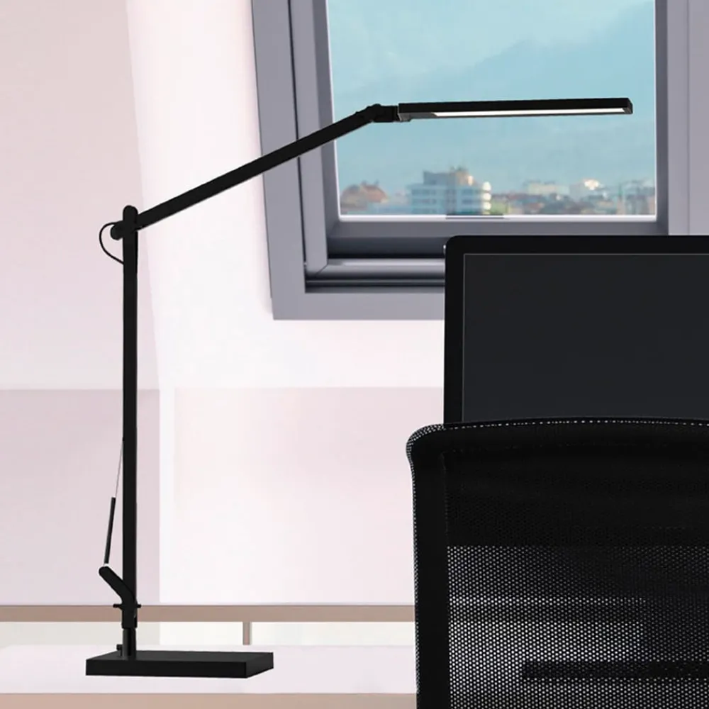 Arbejdsrum/Kontor ^ Müller-Licht Cala LED-bordlampe, CCT, dæmpbar, sort