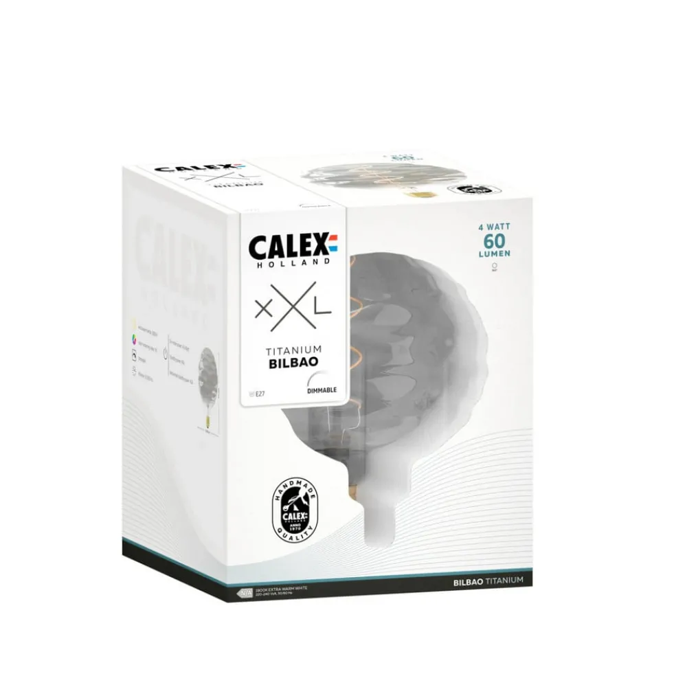 Calex Dæmpbar Led-Pære|Filament Pære > Bilbao LED-pære E27 4 W dim 1.800 K titan