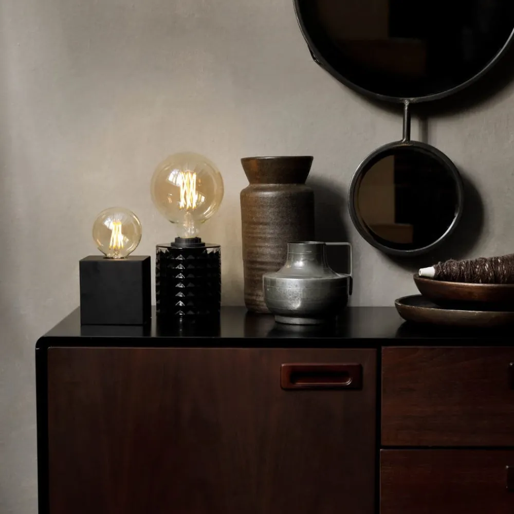 Calex Dæmpbar Led-Pære|Filament Pære > E27 G80 3,5W LED-filament 821 guld dæmpbar