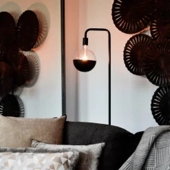 Calex Dæmpbar Led-Pære > Kalmar Top topforspejlet E27 6 W sort Ø20cm