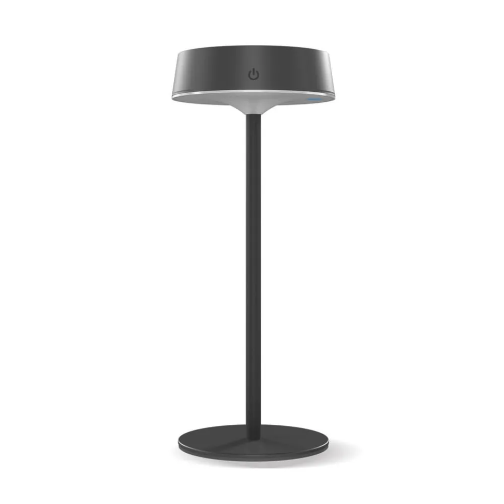 Calex Dekorationsbelysning|Solcellelamper > LED-bordlampe Parma, dæmpbar, sort