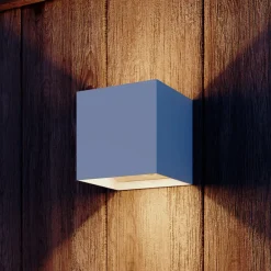 Calex Væglampe Med Sensor|Terrassebelysning > LED-udendørs væglampe med batteri og sensor Volterra, hvid, IP44