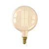 Calex Dæmpbar Led-Pære|Led Pærer > Megaglobe LED G200 E27 10,5W 1100lm dim guld
