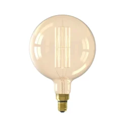 Calex Dæmpbar Led-Pære|Led Pærer > Megaglobe LED G200 E27 10,5W 1100lm dim guld