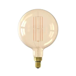 Calex Dæmpbar Led-Pære|Led Pærer > Megaglobe LED G200 E27 10,5W 1100lm dim guld