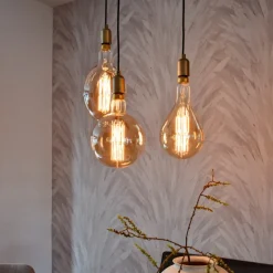 Calex Dæmpbar Led-Pære|Led Pærer > Megaglobe LED G200 E27 10,5W 1100lm dim guld