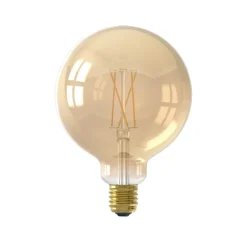 Calex Dæmpbar Led-Pære|Filament Pære > Smart E27 G125 7W LED filament 806lm guld