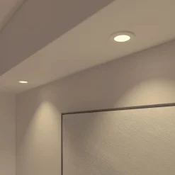Indbygningsspots|Spotlights ^ Calex Smart Halo downlight CCT RGB hvid