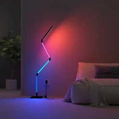 Calex Gulvlamper|Gulvlamper > Smart LED-gulvlampe, sammenklappelig WLAN CCT RGB
