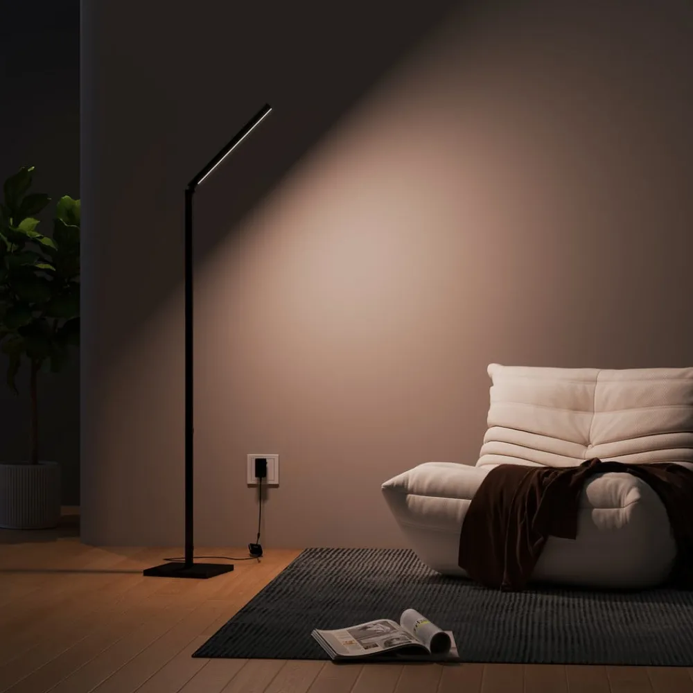 Calex Gulvlamper|Gulvlamper > Smart LED-gulvlampe, sammenklappelig WLAN CCT RGB