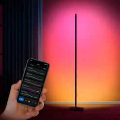 Calex Gulvlamper|Gulvlamper > Smart LED-gulvlampe, sammenklappelig WLAN CCT RGB