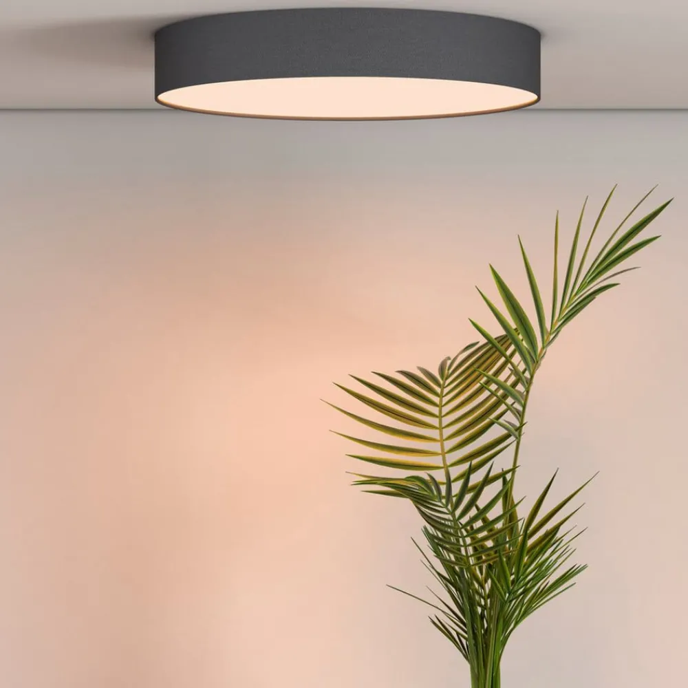 Calex Arbejdsrum/Kontor|Loftlamper > Smart LED-loftlampe Fabric, Ø 30 cm, RGBW, dæmpbar