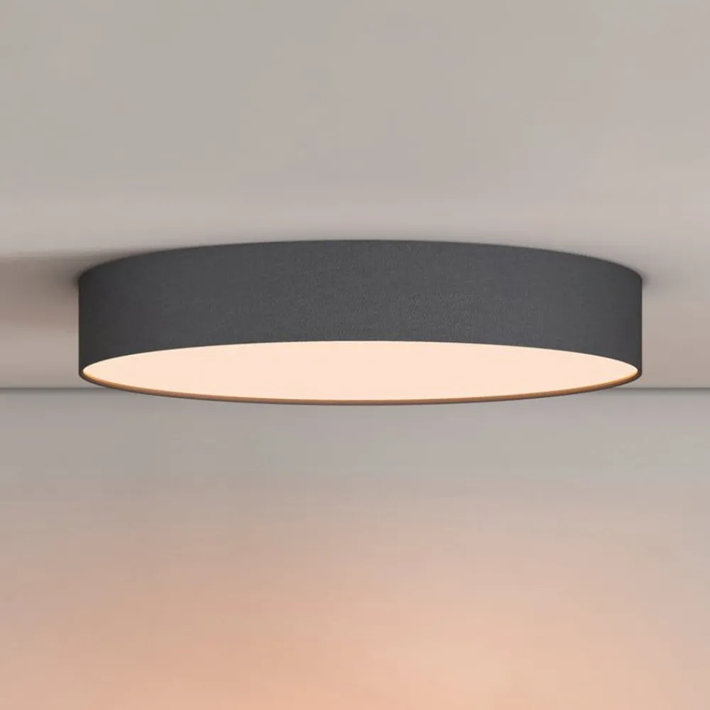 Calex Arbejdsrum/Kontor|Loftlamper > Smart LED-loftlampe Fabric, Ø 30 cm, RGBW, dæmpbar