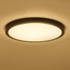 Calex Loftlamper|Loftlamper > Smart LED-loftlampe HALO Ø 40 cm sort IP54 RGB CCT