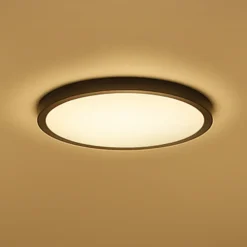 Calex Gang|Loftlamper > Smart LED-loftlampe HALO Ø 30 cm sort IP54 RGB CCT