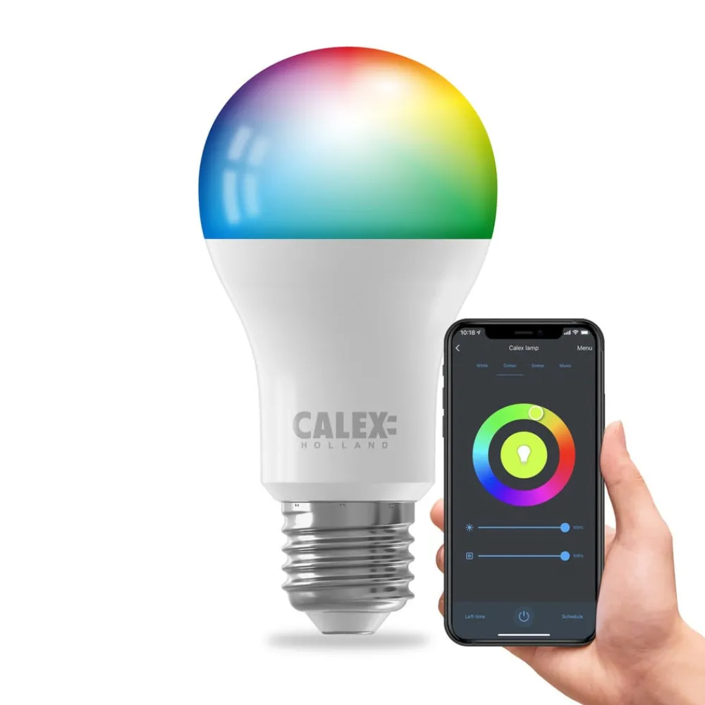 Calex Led Pærer|Smarte Lyskilder > Smart LED-pære E27 A60 9,4W CCT RGB