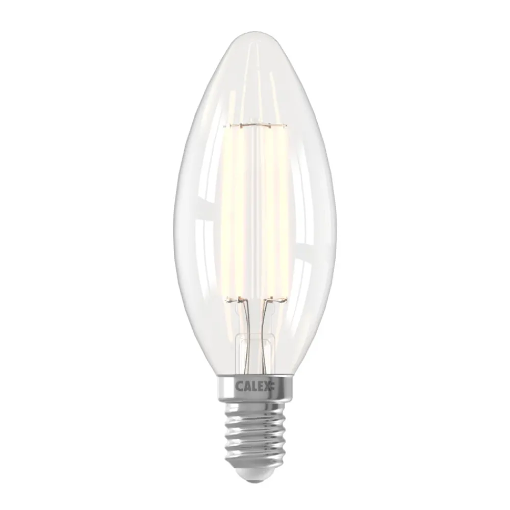 Calex Dæmpbar Led-Pære|Filament Pære > Smart LED-pære E14 B35 4,9W stearinlys 1800K-3000K