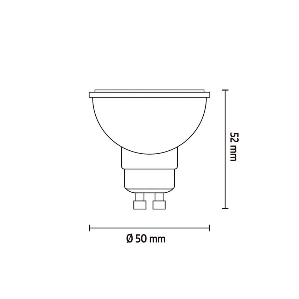 Calex Dæmpbar Led-Pære|Smarte Lyskilder > Smart LED-reflektorpære GU10 4,9W CCT RGB