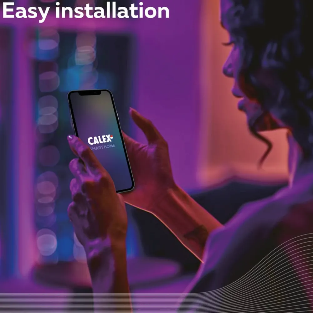 Calex Dæmpbar Led-Pære|Smarte Lyskilder > Smart LED stearinlys E14 B35 4,9W CCT RGB