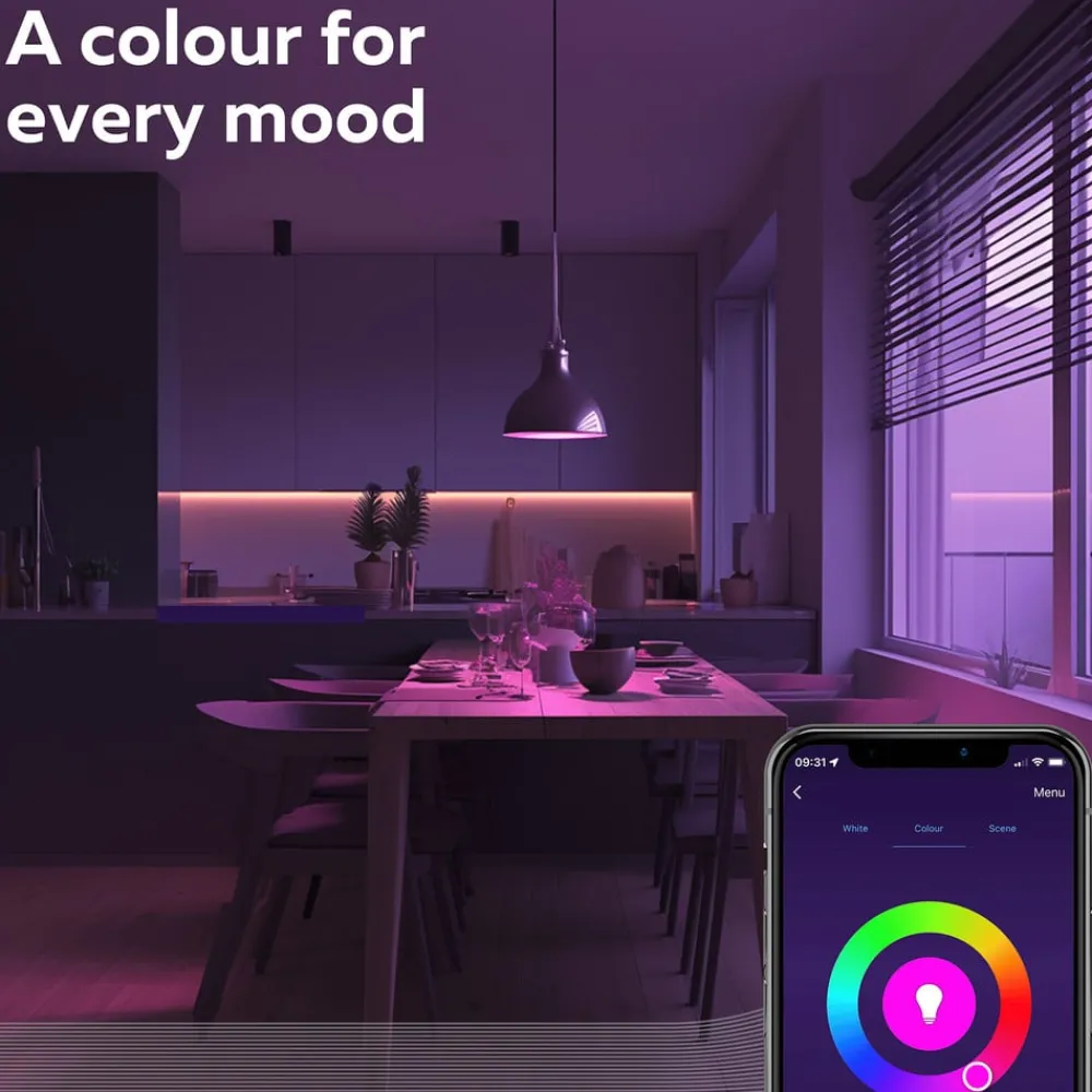 Calex Dæmpbar Led-Pære|Smarte Lyskilder > Smart LED stearinlys E14 B35 4,9W CCT RGB