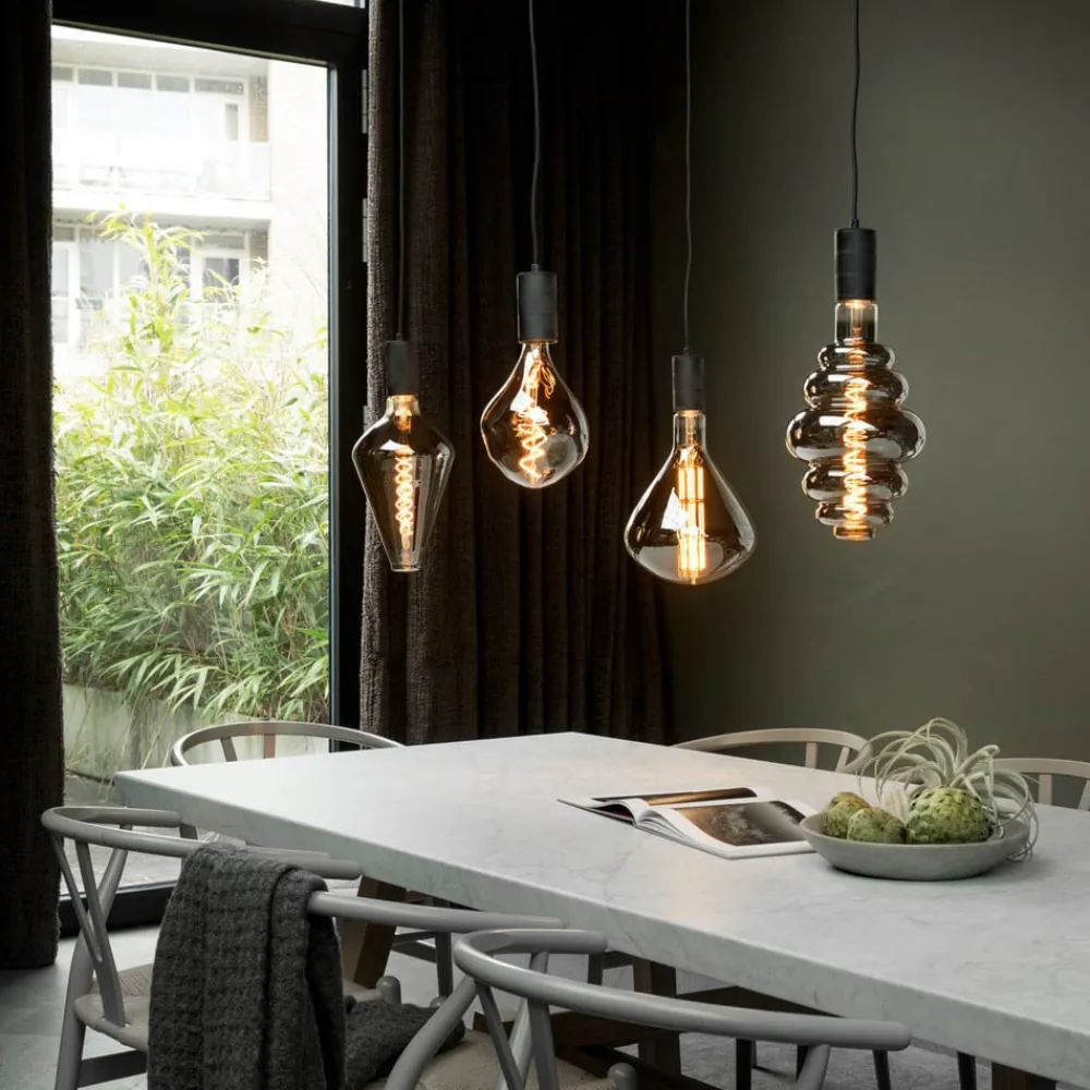 Calex Dæmpbar Led-Pære|Filament Pære > Vienna LED-pære E27 6 W dim 1.800 K titan