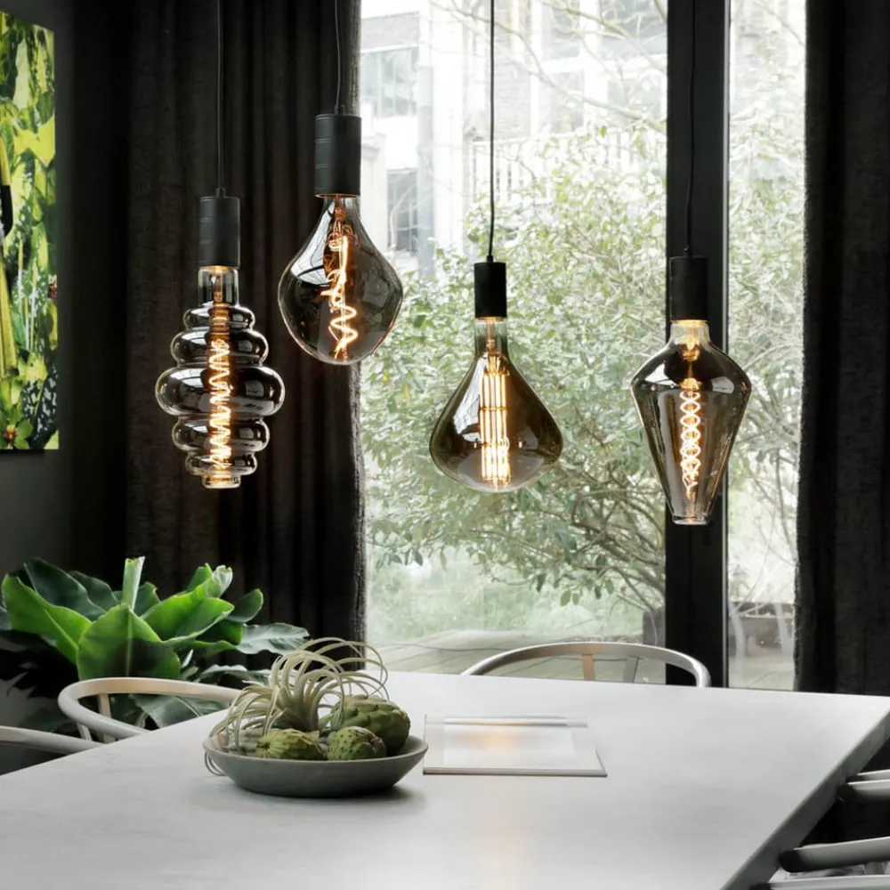 Calex Dæmpbar Led-Pære|Filament Pære > Vienna LED-pære E27 6 W dim 1.800 K titan