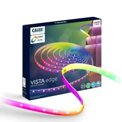 Dekorationsbelysning|Led Strips ^ Calex Vista LED-strip, længde 20 m, RGB, CCT fjernbetjening