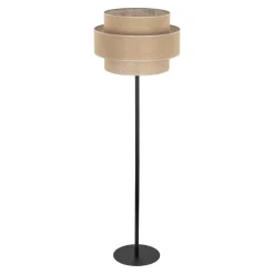 TK Lighting Gulvlamper > Calisto gulvlampe, jute, cylinder, naturbrun, højde 155 cm