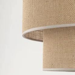 TK Lighting Gulvlamper > Calisto gulvlampe, jute, cylinder, naturbrun, højde 155 cm