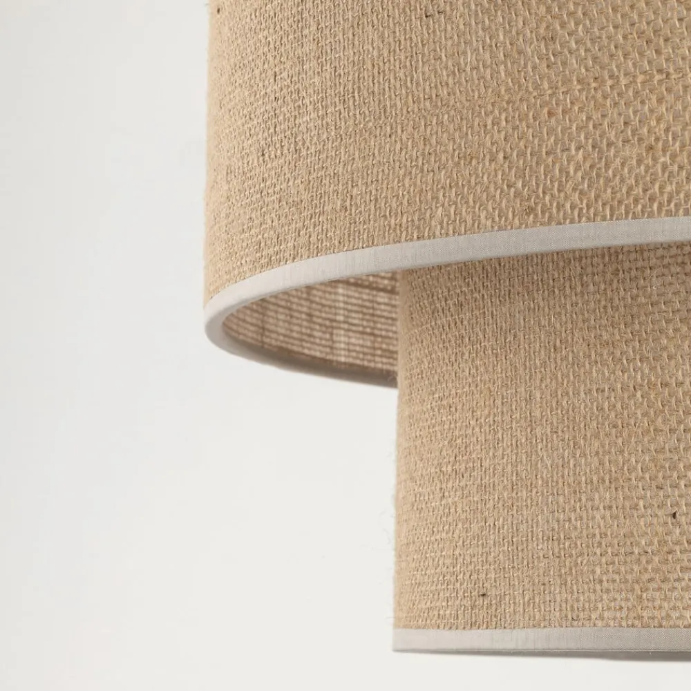 TK Lighting Gulvlamper > Calisto gulvlampe, jute, cylinder, naturbrun, højde 155 cm