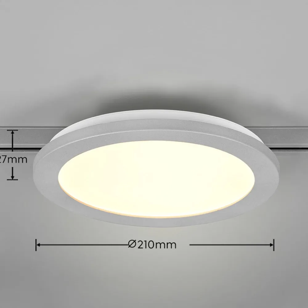 Trio Lighting Skinnesystem > Camillus LED-skinnelampe til DUOline, titanium, Ø 26 cm