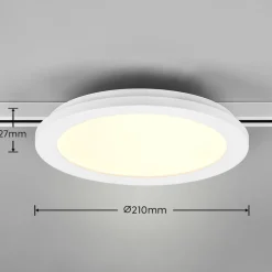 Trio Lighting Skinnesystem > Camillus LED-skinnelampe til DUOline, hvid, Ø 26 cm