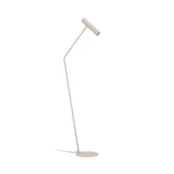 Gulvlamper|Gulvlamper ^ EGLO Caminia LED-gulvlampe, højde 158,5 cm, sandfarvet, stål
