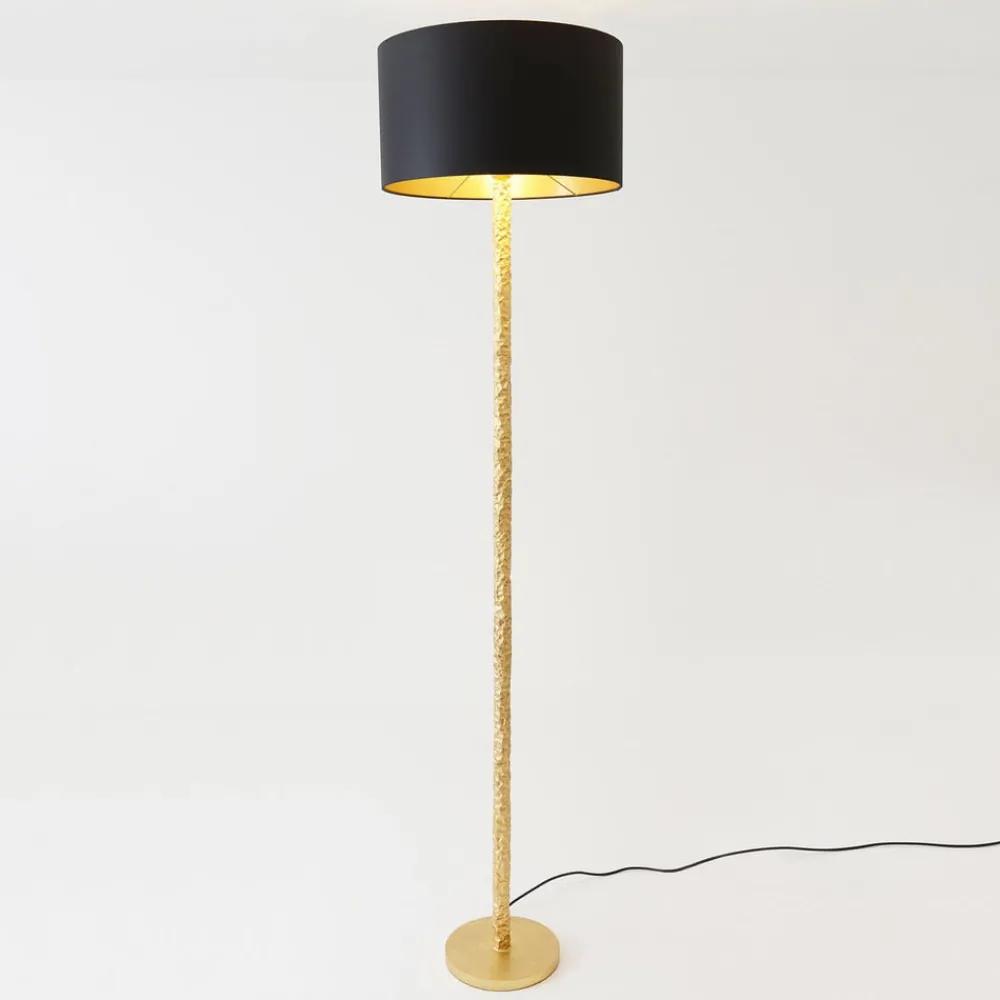 Holländer Gulvlamper > Cancelliere Rotonda chintz-gulvlampe sort/guld