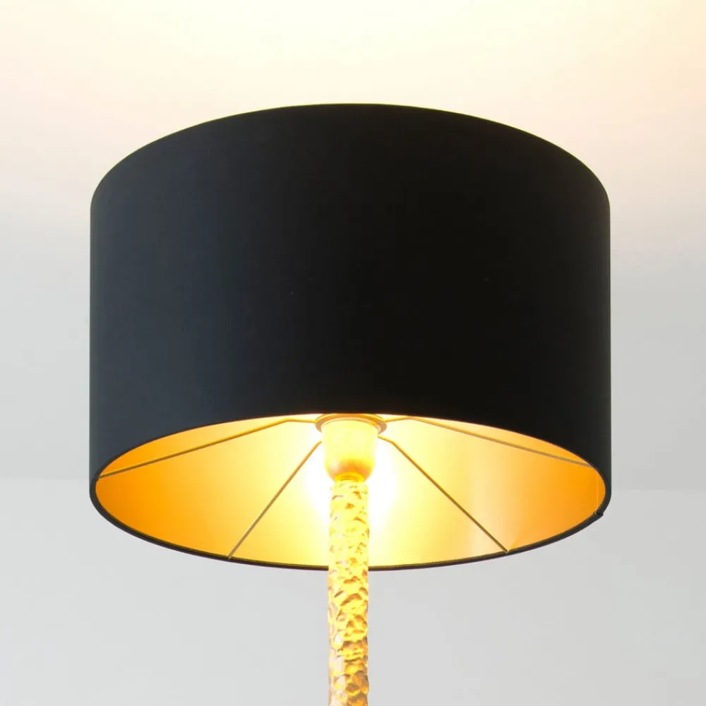 Holländer Gulvlamper > Cancelliere Rotonda chintz-gulvlampe sort/guld