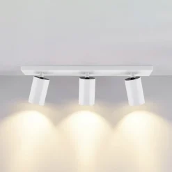 Deko-Light Gang|Loftlamper > CAN TILT loftspot, hvid, 48 x 9 cm, 3 lyskilder, metal GU10